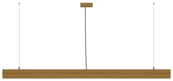 APLED - LED Csillár zsinóron LOOK LED/48W/230V 4000K 150 cm tölgy