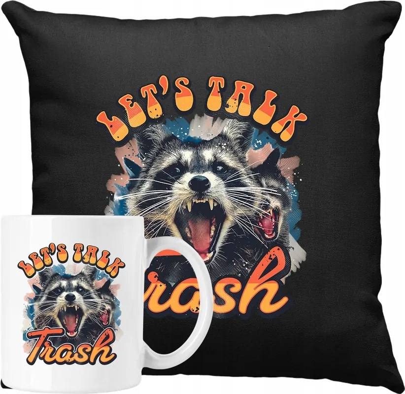 Bögre szett mosómedve párna kedves vicces panda 1 ötlet Ajándék