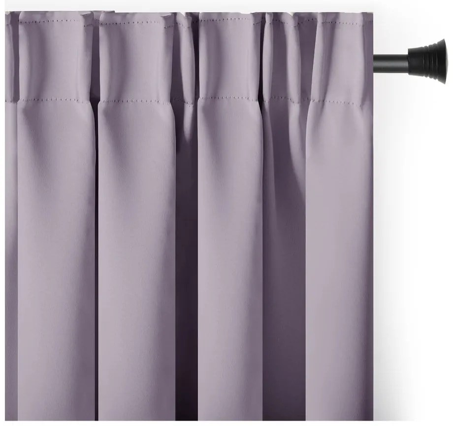 Törtrózsaszín sötétítő termo függöny 140x245 cm Pleat – Restilo