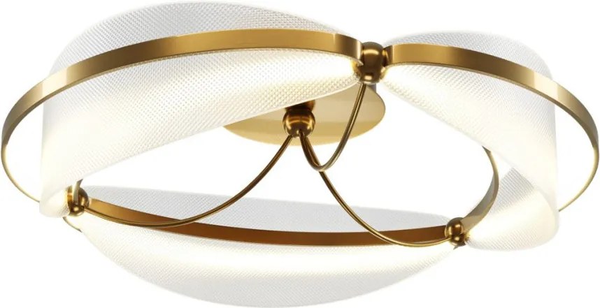 MAYTONI MOD281CL-L45BS3K BREEZE Glamour Mennyezeti Lámpa Átlátszó, Matt Sárgaréz LED IP20