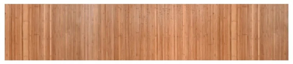 négyszögletű természetes bambusz szőnyeg 60 x 300 cm