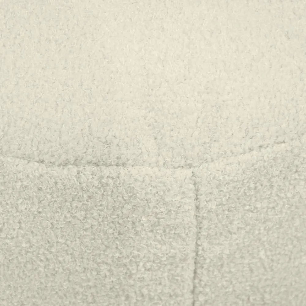 Világosszürke buklé babzsákfotel Mini – SLOWDOWN