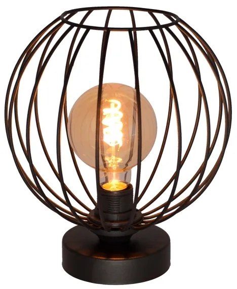 Asztali lámpa MERCURE 1xE27/15W/230V fekete