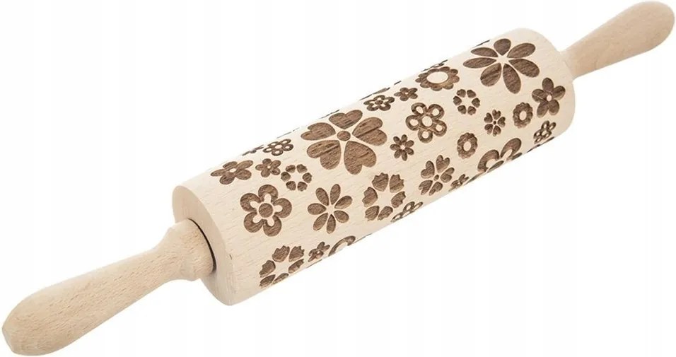 Tortahenger Dekoratív Forgatható Fa Virág Mintás 39 CM