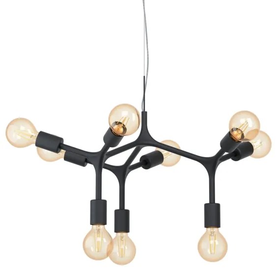 Eglo 98346 - Csillár zsinóron BOCADELLA 9xE27/60W/230V