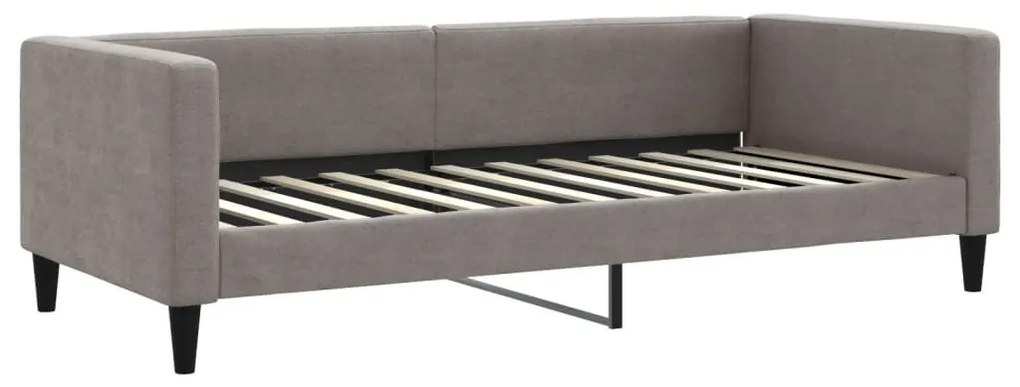 tópszínű kihúzható szövet heverő fiókkal 100 x 200 cm