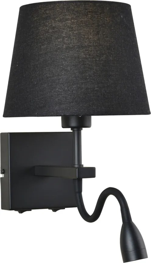 Fali Lámpa Fekete Norte ITALUX-WL-1122-2-BL-BM-RO-BL