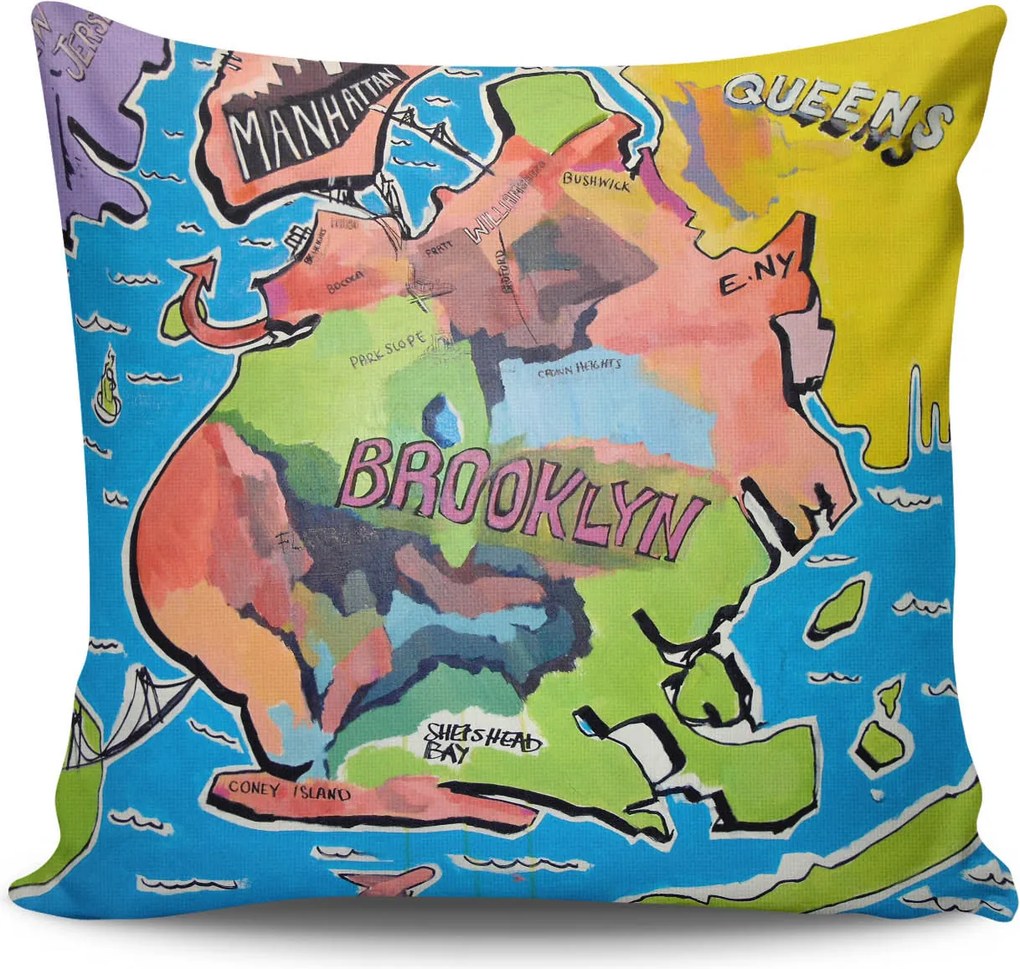 Díszpárna, 43×43 cm – BRKRLNT-2