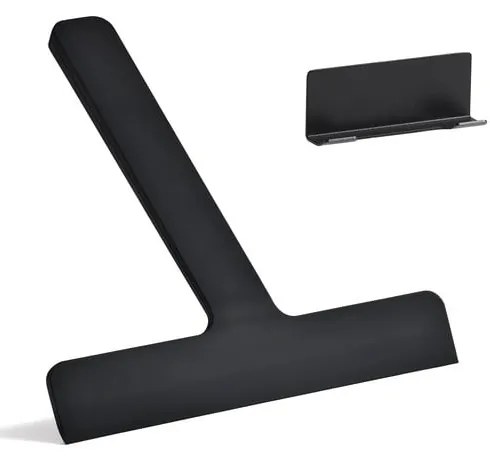 Fekete vízlehúzó tartóval 22 cm Ume – Zone