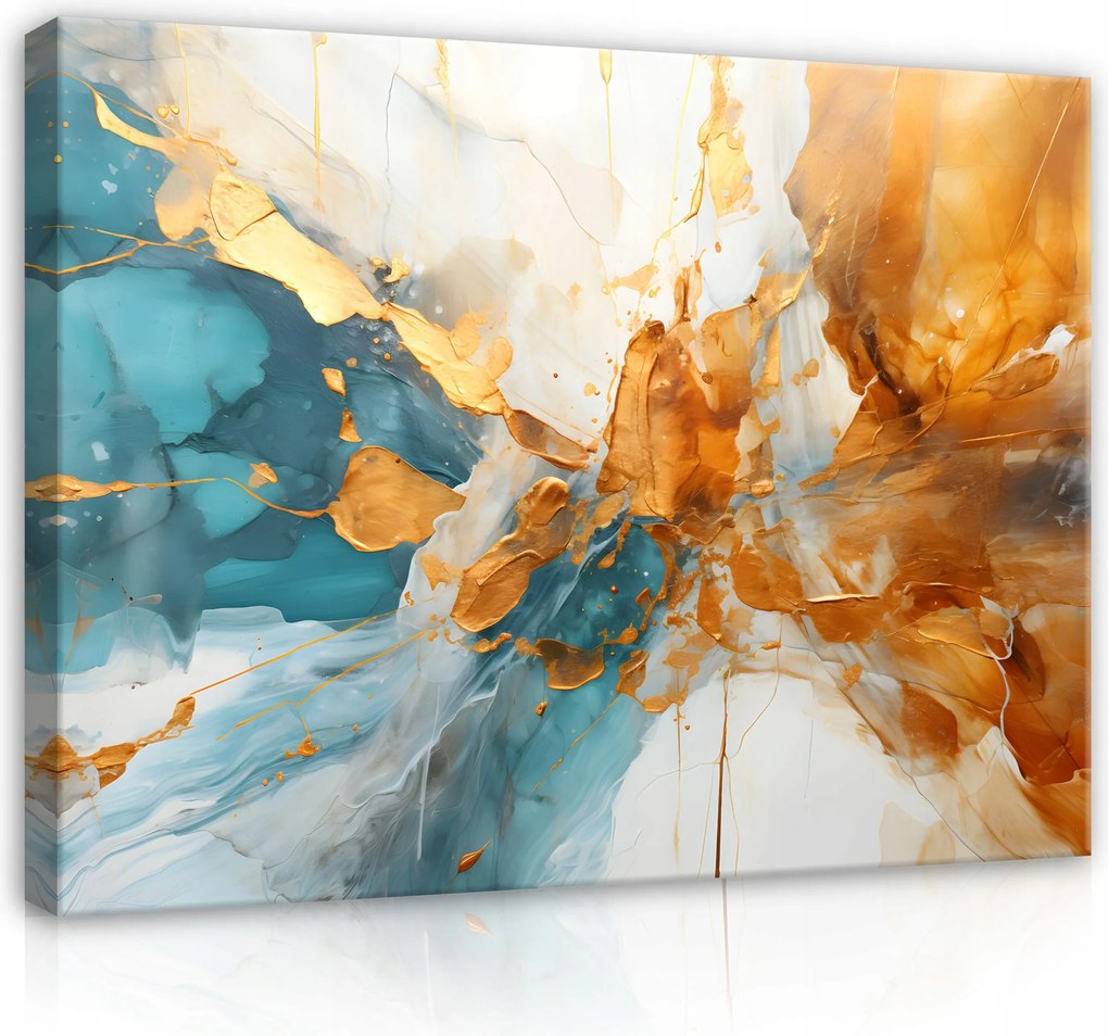 Abstrakció Márvány Kép Vászonra, Falra, Hálószobába, Nappaliba, Nagy Méretű 120x80