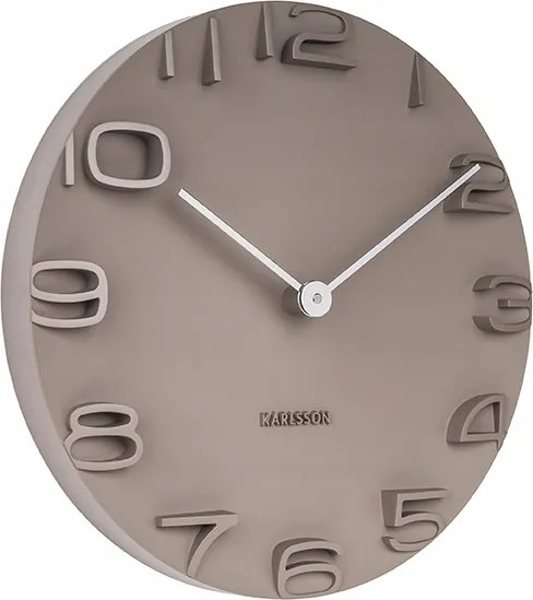 Falióra Műanyag Ø 42 CM Bézs Mélység 5 CM