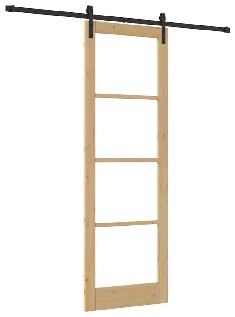 Csúszóajtó Egyéb ORKDAL Barna 78 x 232 cm Fa és fém