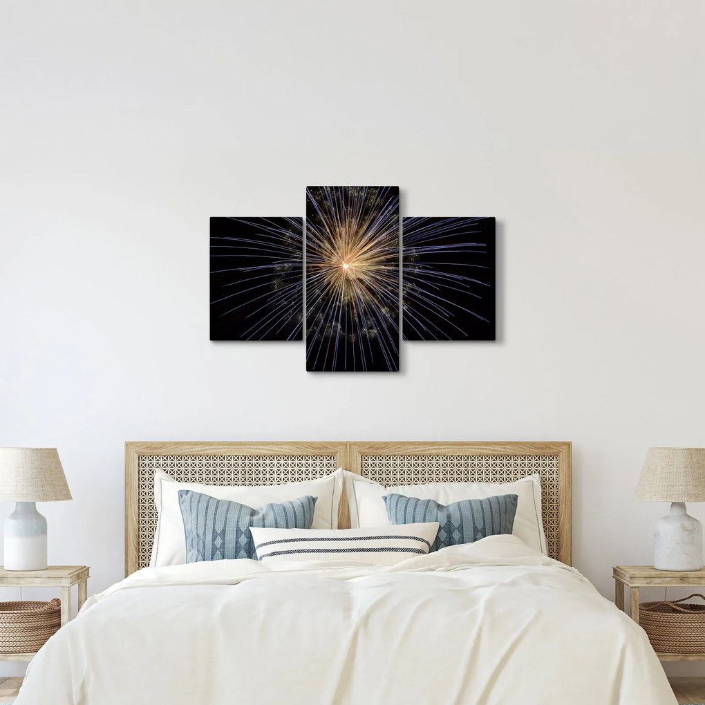 Tűzijáték képe (90x60 cm)