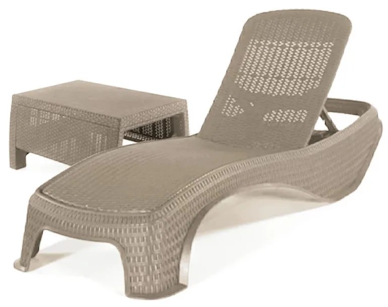 Atlantic kerti nyugágy set Corfu asztallal