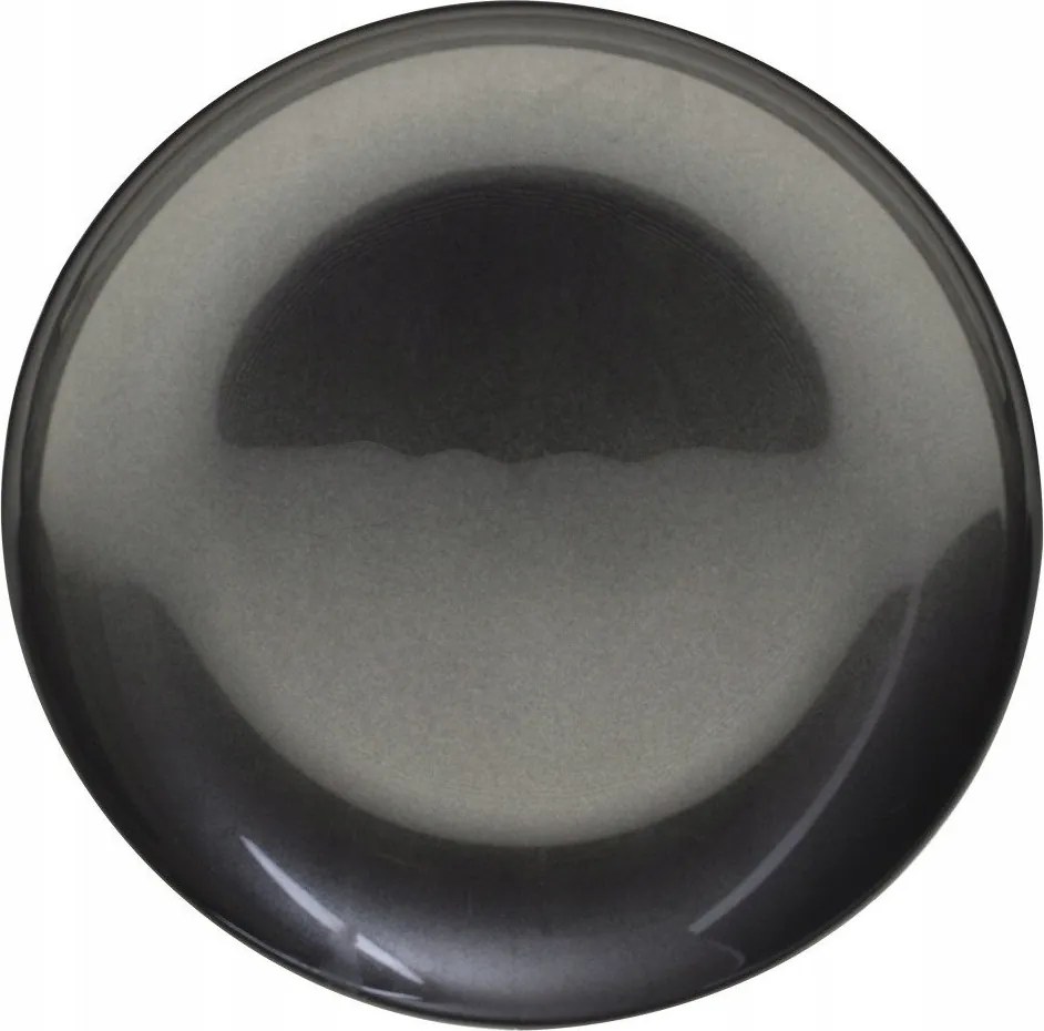 Desszerttányér Fekete Üveg elegáns átm. 21 cm