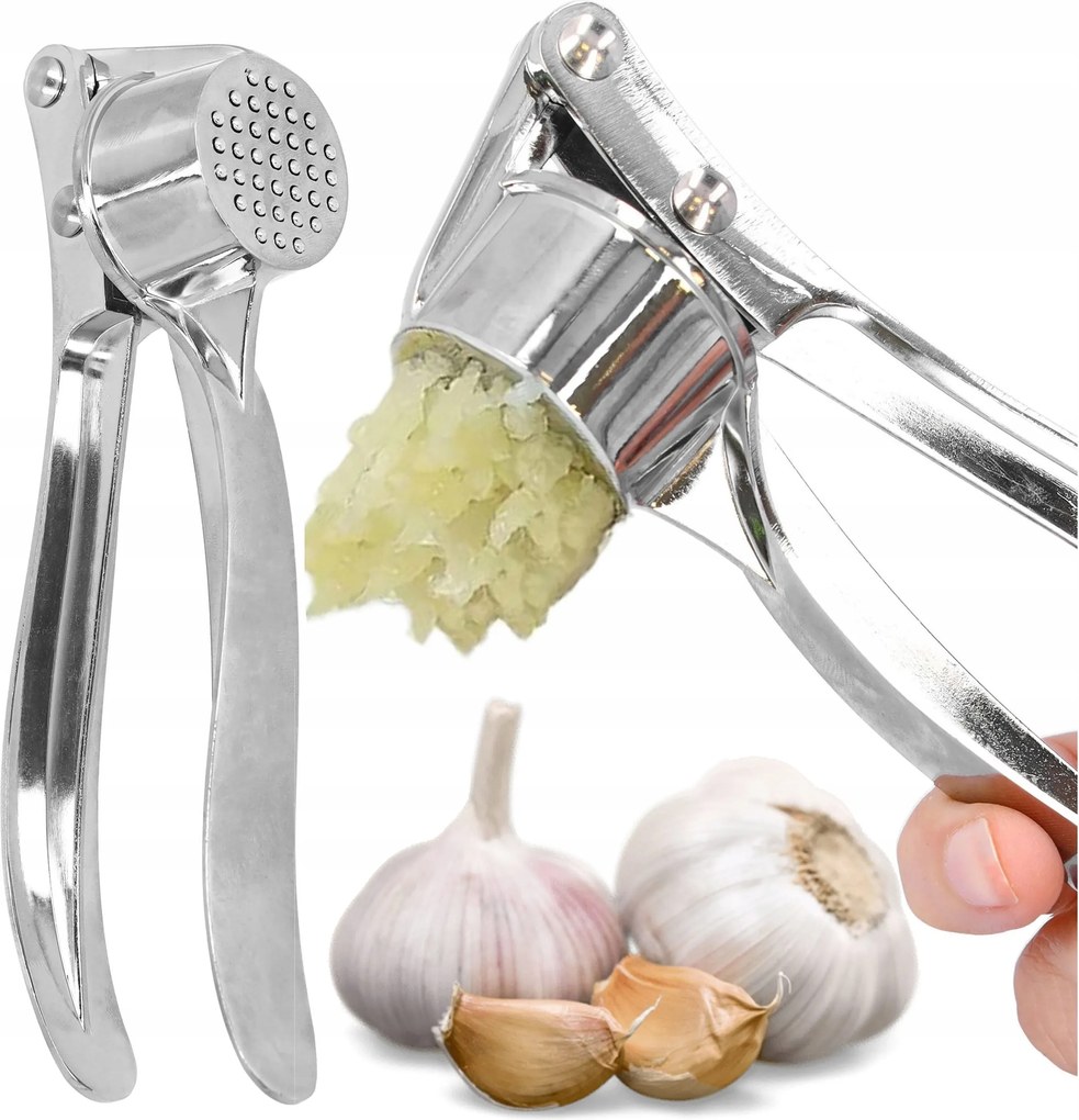 Fokhagymaprés erős fém fokhagymaprés kézi présgép