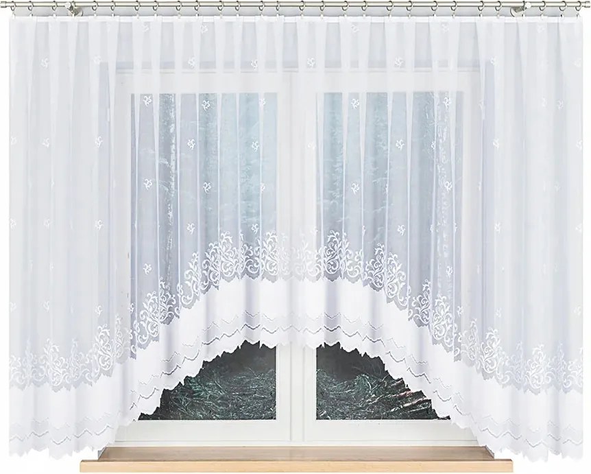 Genovéva békákra kész függöny a Nappaliba 450x160cm