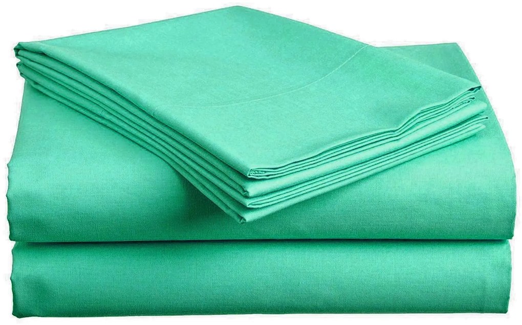 Türkiz pamut lepedő 140x240 cm