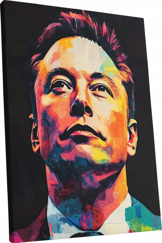 Vászonkép Portré Elon Musk nappali Elon Musk ajándék 45x60