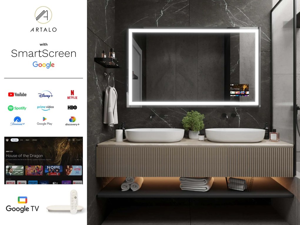 Tükör LED világítással M7 prémium