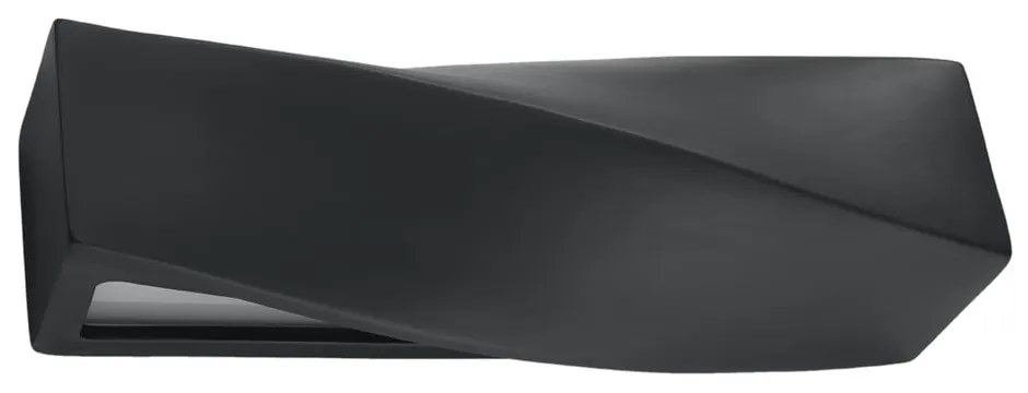 Taurus fekete kerámia falilámpa - Sollux