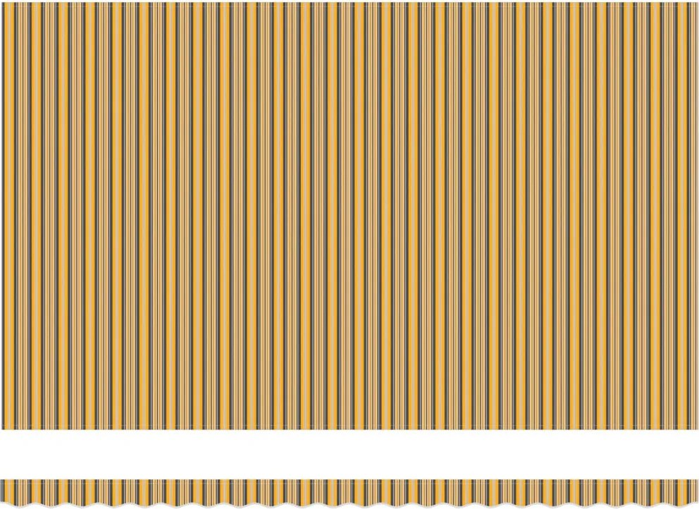 Behúzható napellenző Sokszínű 500 × 300 cm Poliészter és acél