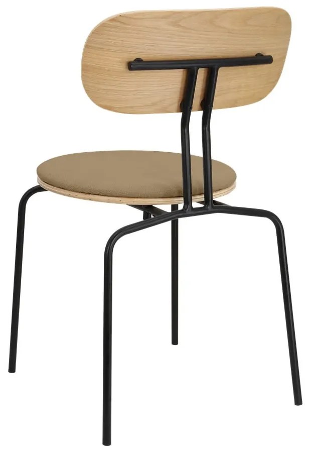 Fekete-világosbarna étkezőszék Curious – UMAGE