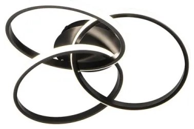 LED Dimmelhető mennyezeti lámpa LED/70W/230V 3000-6500K fekete + távirányítás