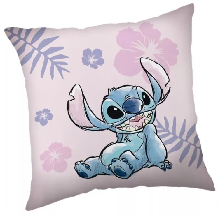 Disney Lilo és Stitch Pink párna, díszpárna 35x35 cm