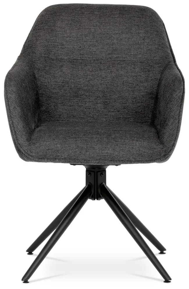 Scaun modern gri pivotant. Mecanism de retractare HC-536