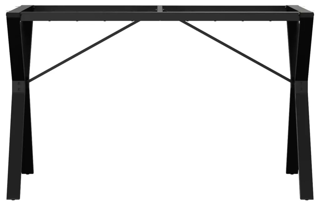 acél étkezőasztallábak Y-alakú vázzal 120 x 60 x 73 cm