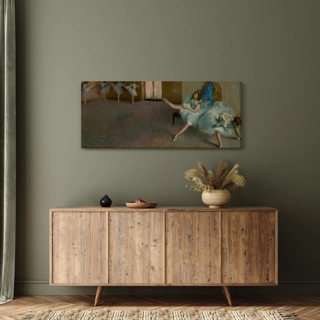 Kép - Edgar Degas, Before the Ballet, reprodukciók (120x50 cm)