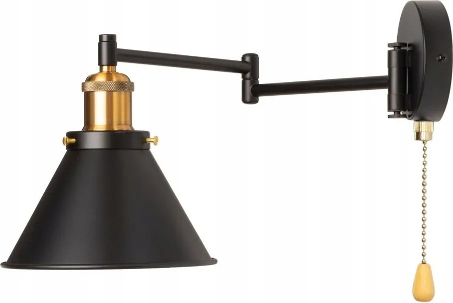 Fali lámpa Állítható kihúzható lánc E27 Falra szerelhető