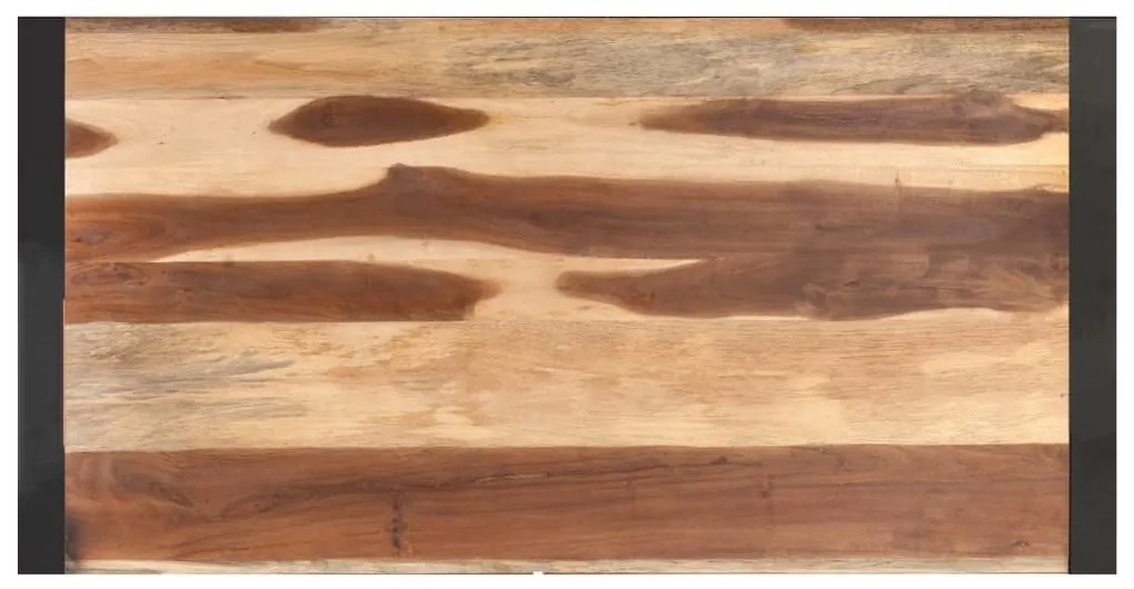 Tömör fa dohányzóasztal 120 x 60 x 40 cm