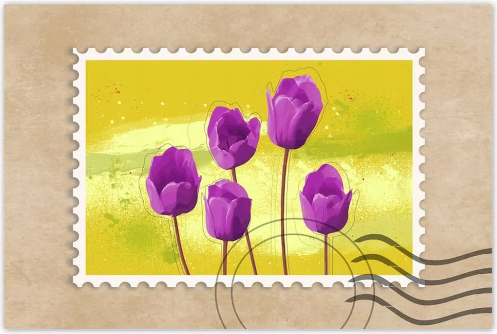 Poszterek 120x80 Mezei pipacsok Mézes háttér