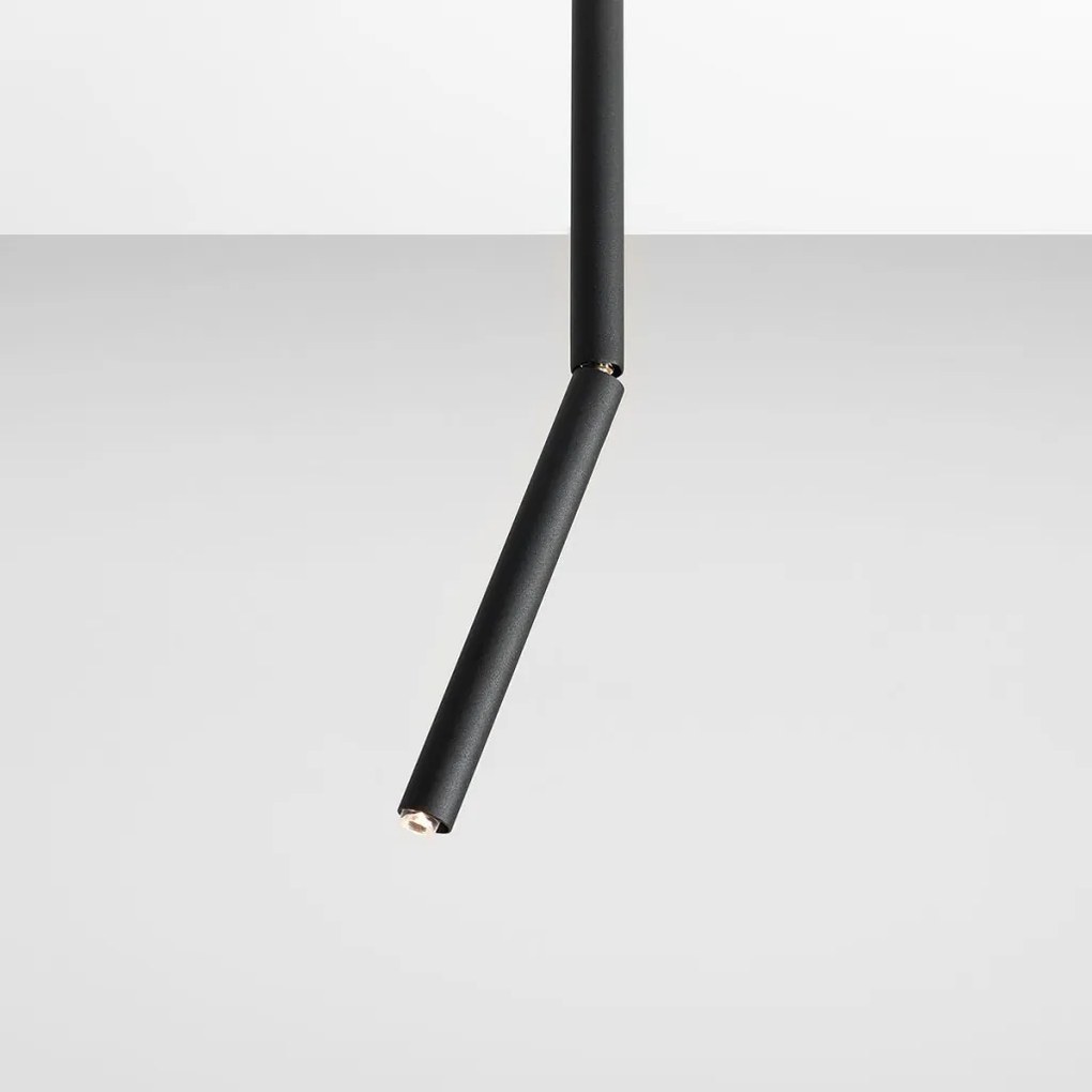 ALDEX 1084PL_G1_M STICK Hengeres Mennyezeti Lámpa Fekete G9 IP20