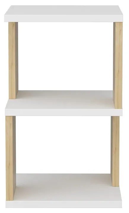 Éjjeliszekrény Carter - White, Oak