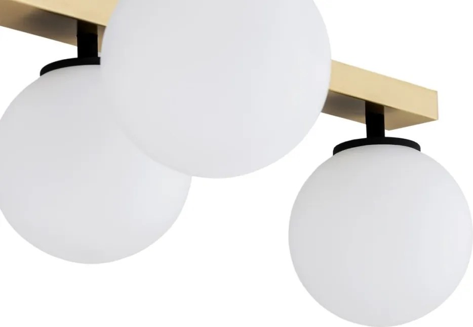 ARGON 2544 FREEMONT Modern Mennyezeti Lámpa Sárgaréz, Opál Szőnyeg E14 IP20