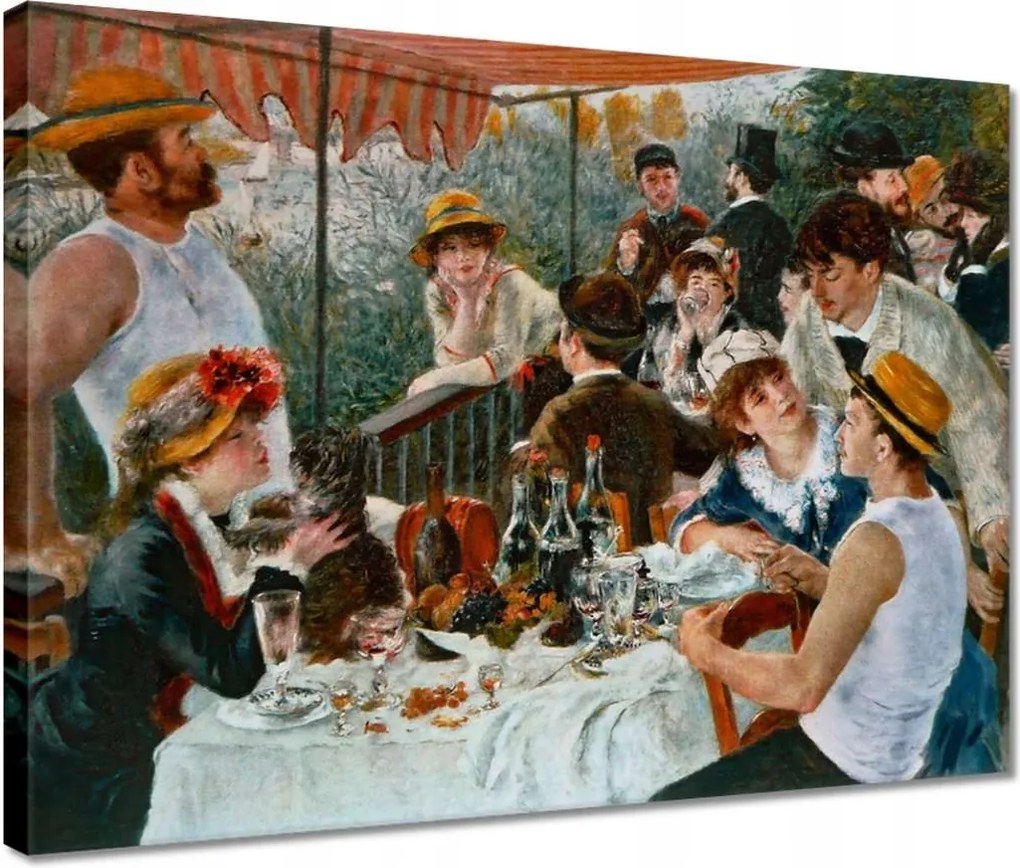 Vászonkép 40x30 Evezősök reggelije