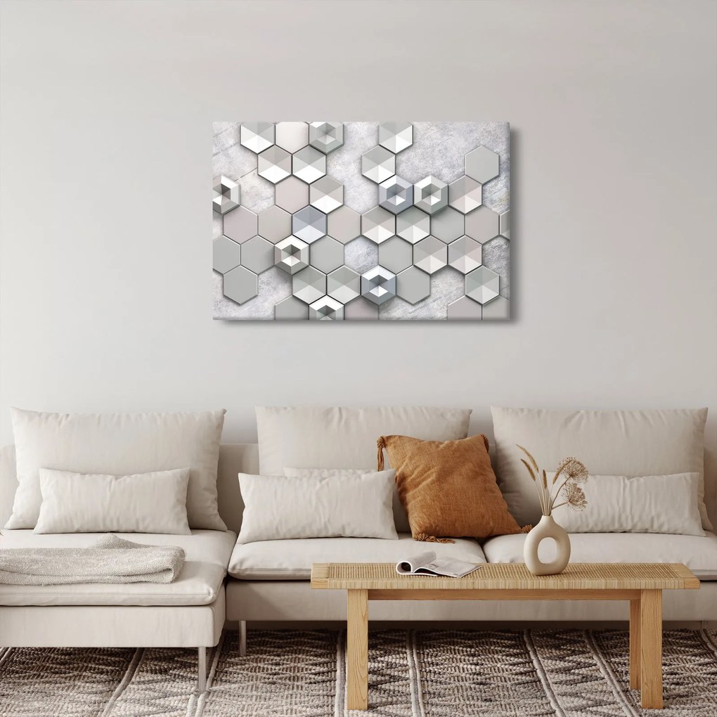 A 3D absztrakció képe (90x60 cm)