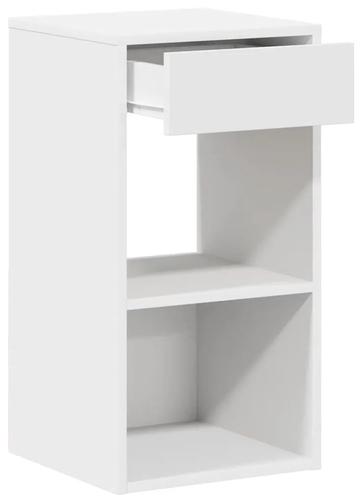 éjjeliszekrények fiókos 2 db fehér 35x34x66,5 cm