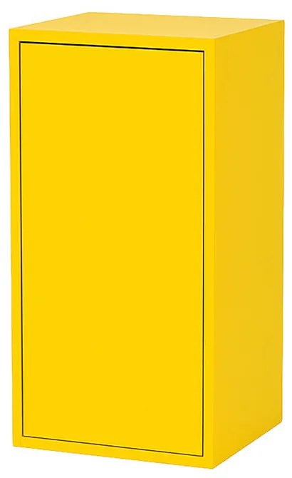 Boxie 1 ajtós fali szekrény 80x40x37 cm sárga