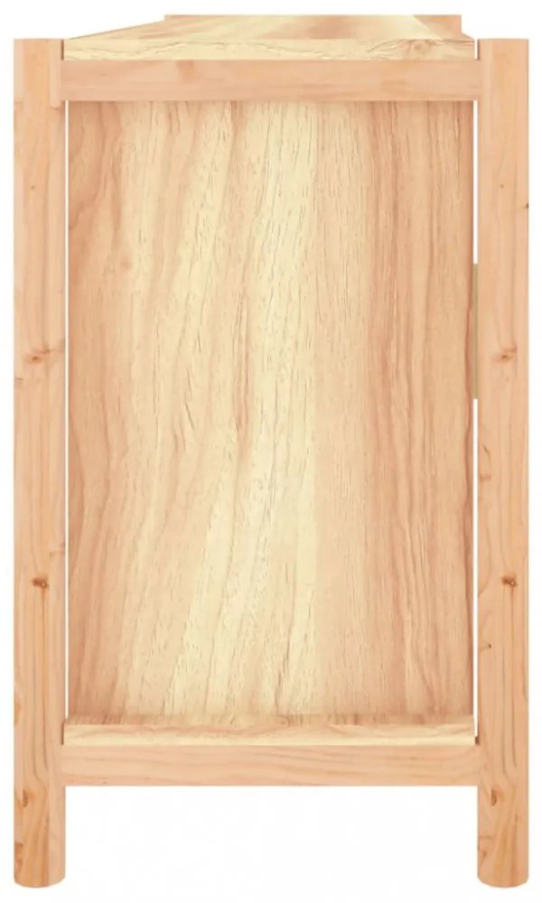 szerelt fa tálalószekrény 107x38x60 cm
