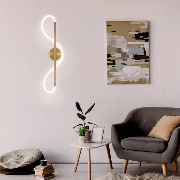 LED falilámpa EMMA LED/19W/230V, arany