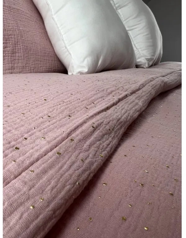 Muszlin ágynemű OLD ROSA Royal Ágynemű mérete: 140x200 cm, A csomag tartalma: Készletcsomagolás
