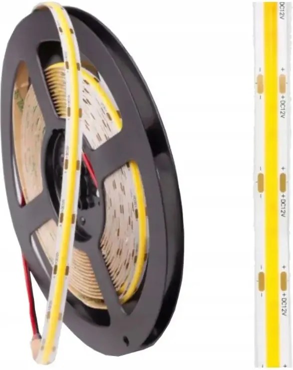 Neon Szalag Neon Led Cob 9W/m 990lm/m Hideg Fehér 6000K 1m