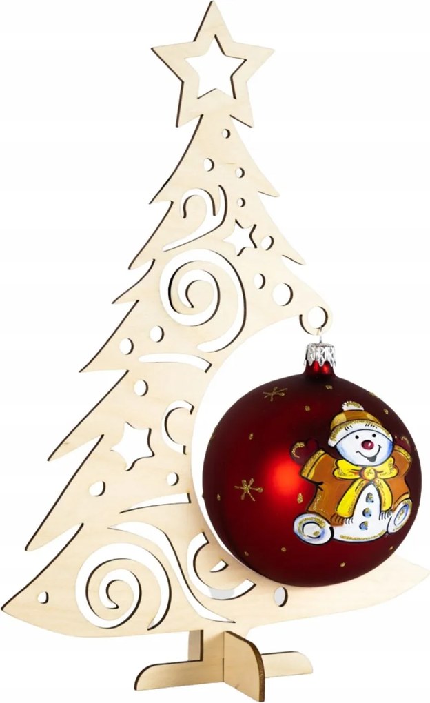 Gömb Állvány Gömbök Karácsonyi Dekoráció Asztal Karácsonyfa Rétegelt Lemez