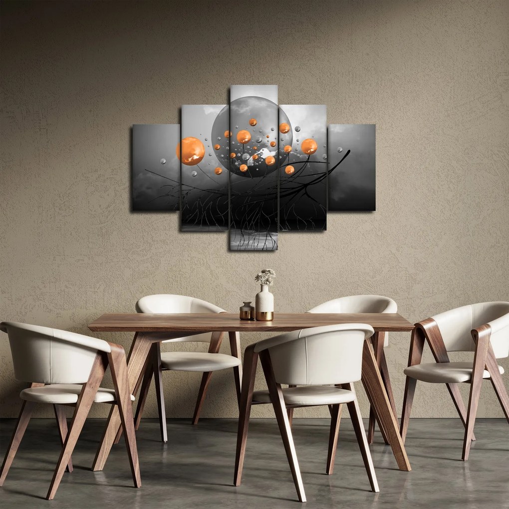 Narancssárga gömbök képe (150x105 cm)