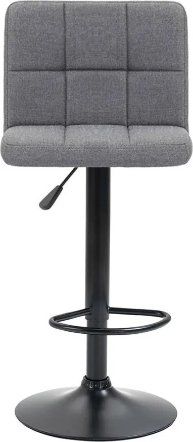 Szövet borítású bárszék 2 db, több színben-világos szürke