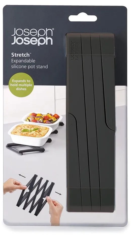 Stretch fekete összehajtható edényalátét - Joseph Joseph